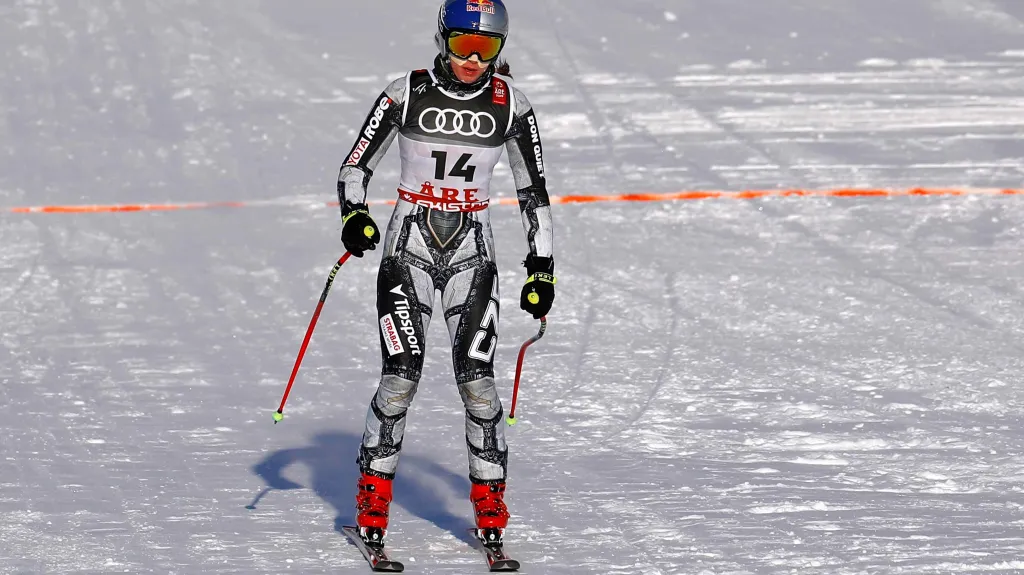 Ester Ledecká na mistrovství světa v Aare