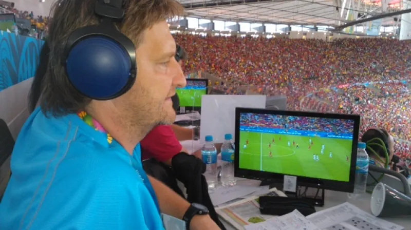 Jaromír Bosák na stadionu Maracaná