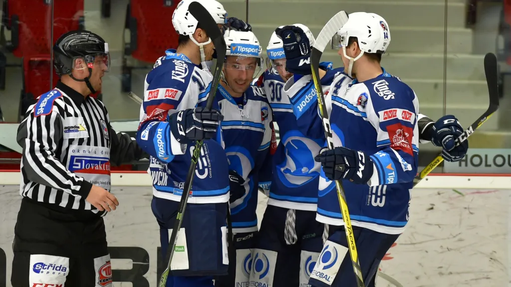 Radost hokejistů Plzně
