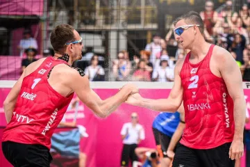 Ondřej Perušič s Davidem Schweinerem