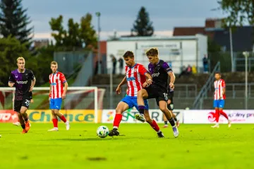 Souboj hráčů Brna a Slavie