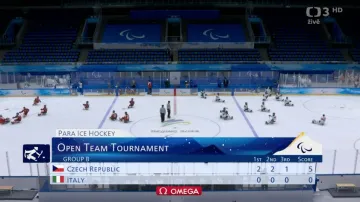 Sestřih utkání parahokejistů ČR - Itálie