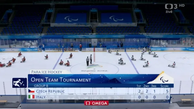 Sestřih utkání parahokejistů ČR - Itálie