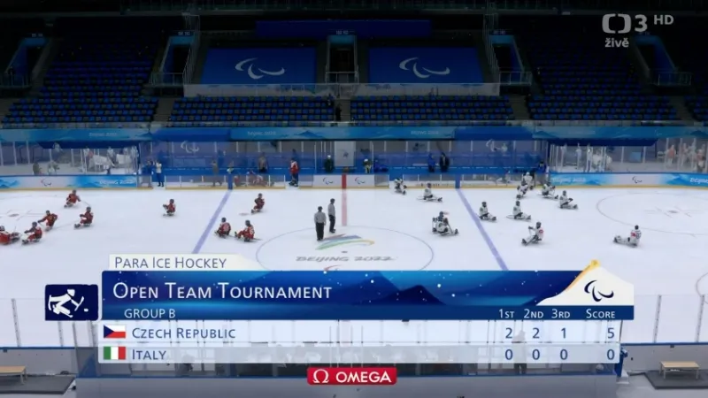 Sestřih utkání parahokejistů ČR - Itálie
