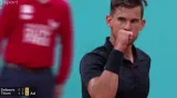 Thiem se trápil, ale  v Madridu Delbonise porazil