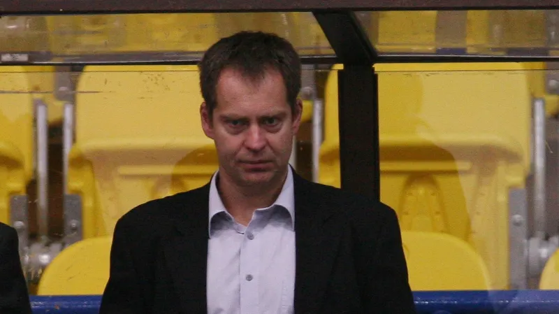 Martin Hosták na střídačce