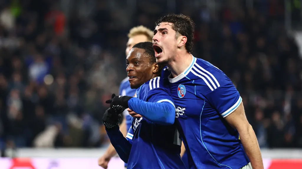 Radost fotbalistů Štrasburku