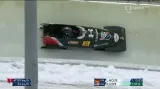 Závěr závodu monobobistek v Innsbrucku