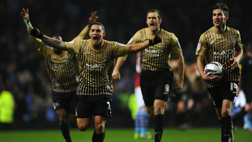 Radost fotbalistů Bradfordu
