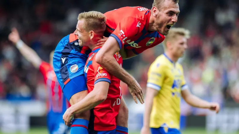 Radost fotbalistů Plzně