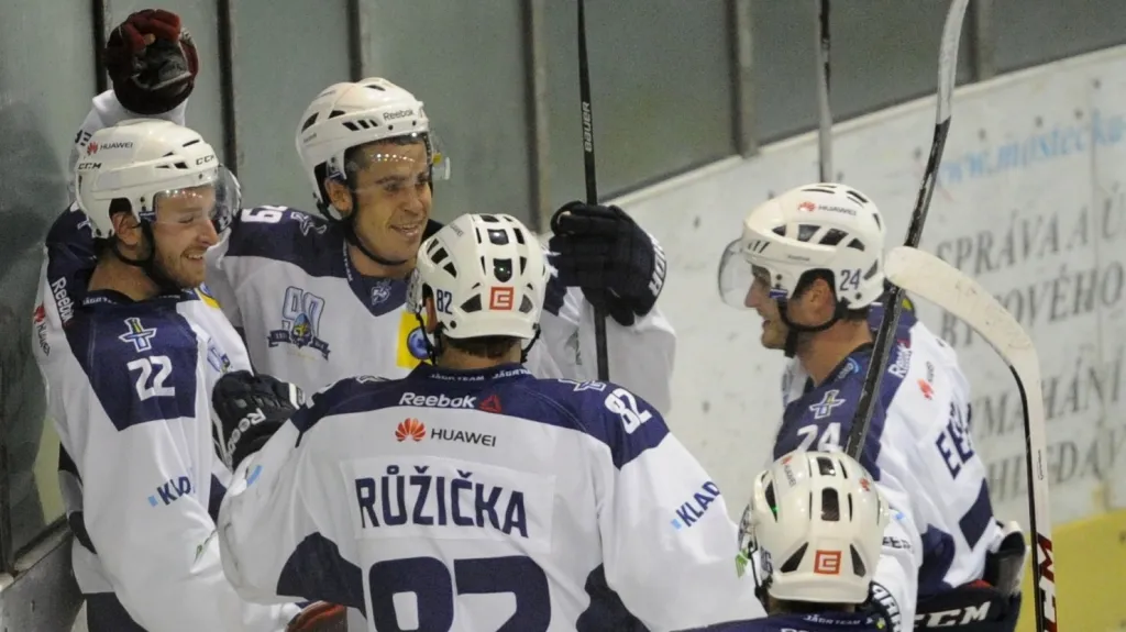 Slavící hokejisté Kladna