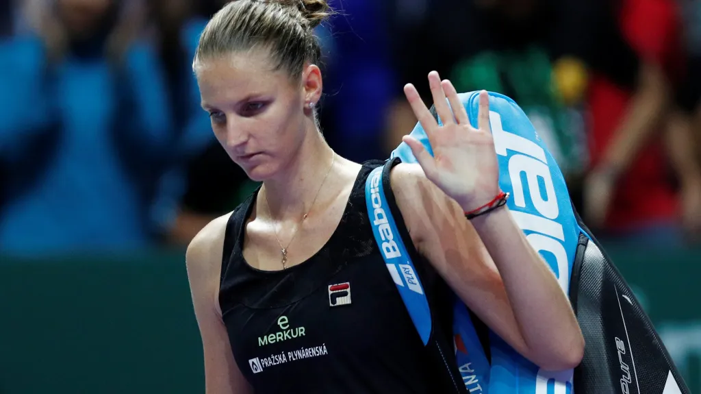 Zklamaná Karolína Plíšková