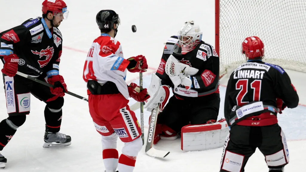 Utkání Třinec - Olomouc