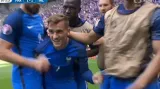 Gól v utkání Francie - Irsko: Griezmann - 1:1 (58. min.)