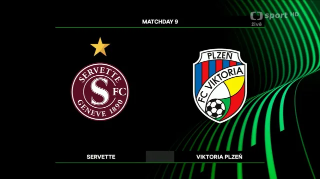 Sestřih utkání Servette Ženeva – Viktoria Plzeň