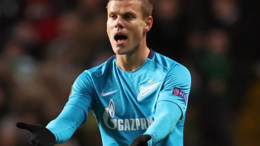 Útočník Zenitu Aleksandr Kokorin