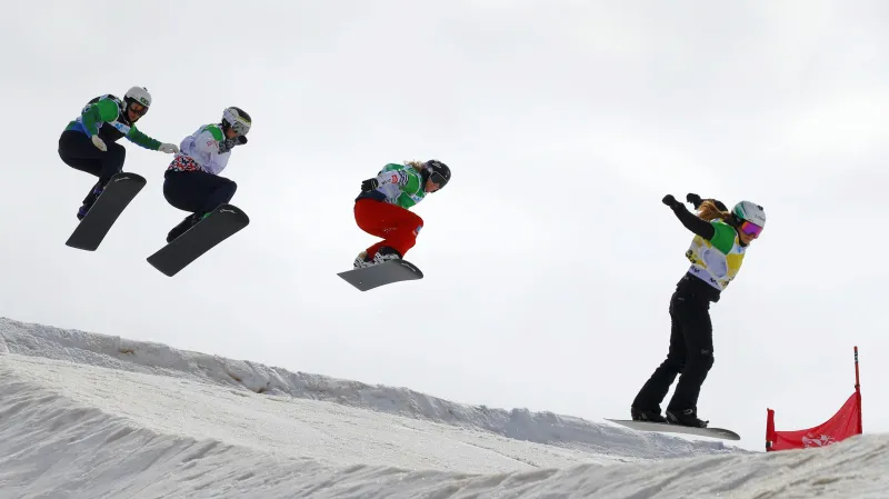 Vendula Hopjáková na mistrovství světa (druhá zprava)