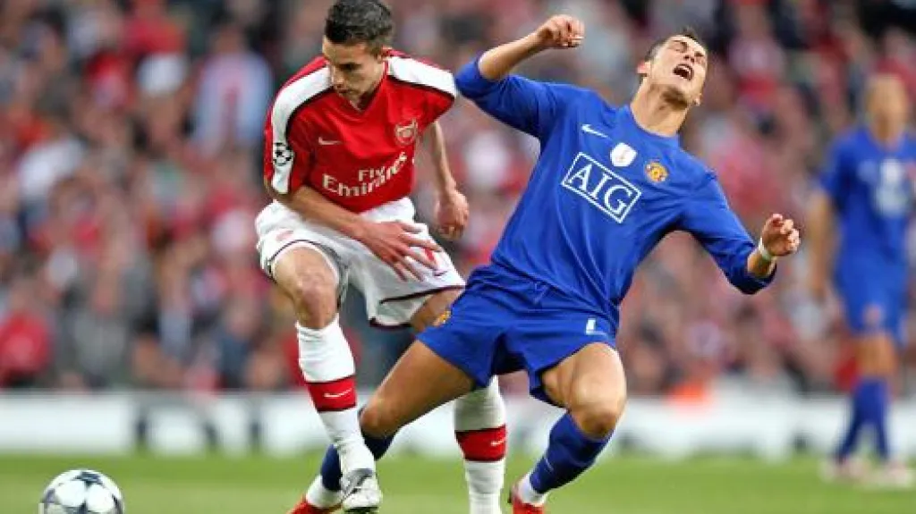 Cristiano Ronaldo a Robin Van Persie