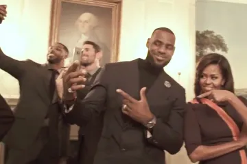 LeBron James a Michelle Obamová