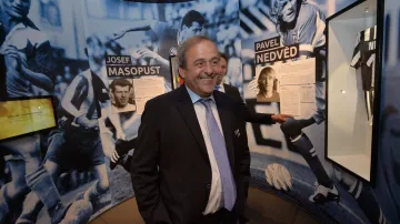 Michel Platini v Síni slávy FAČR