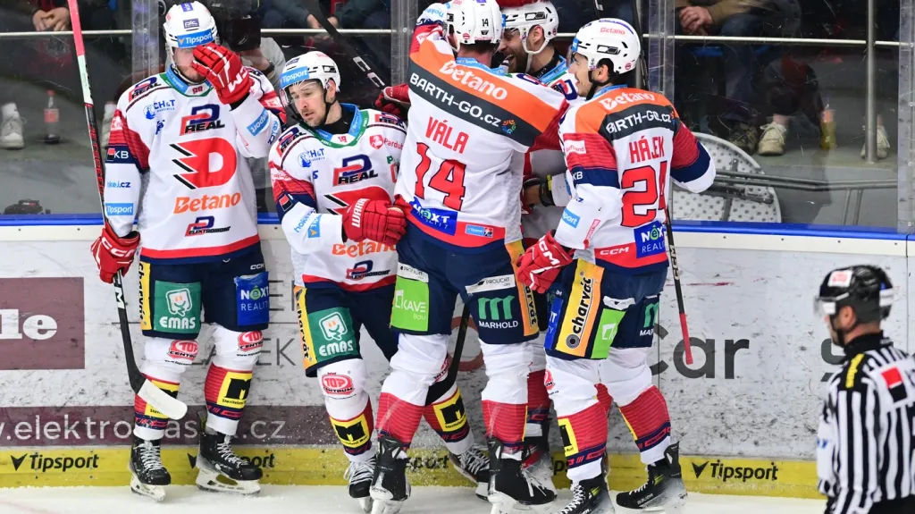 Radost pardubických hokejistů
