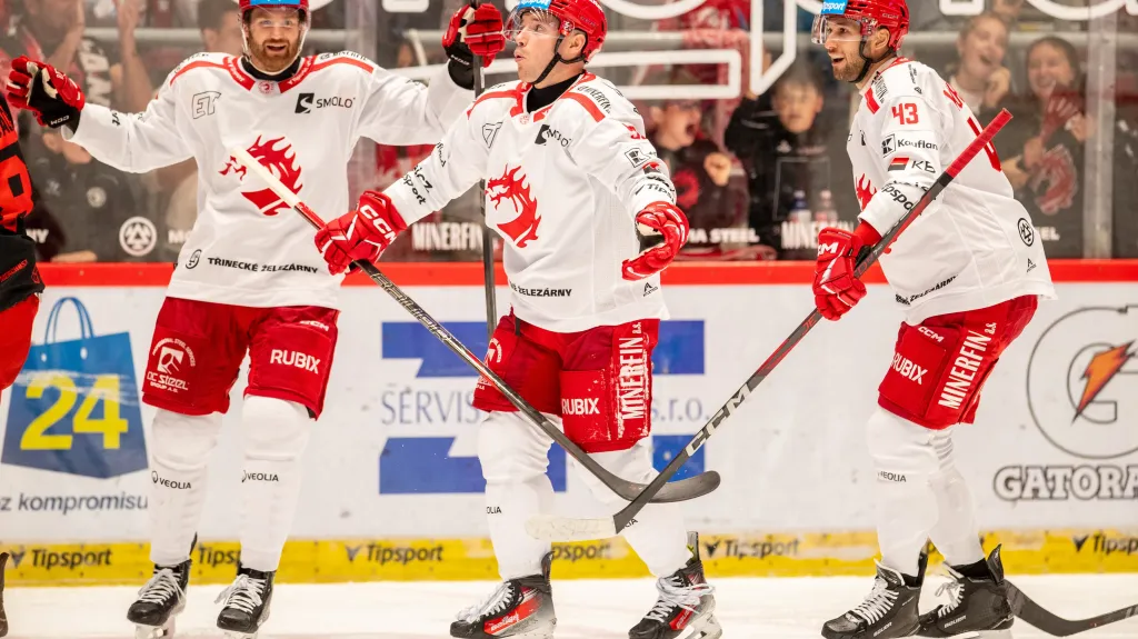 Radost třineckých hokejistů