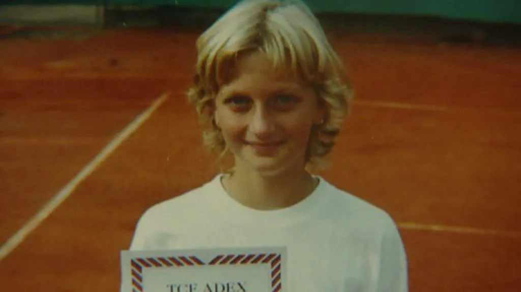 Petra Kvitová za mlada