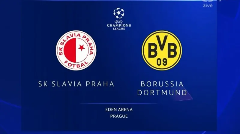 Sestřih utkání Slavia Praha – Borussia Dortmund
