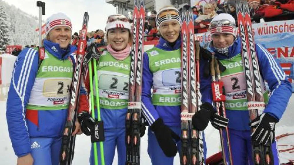 Ruské biatlonistky