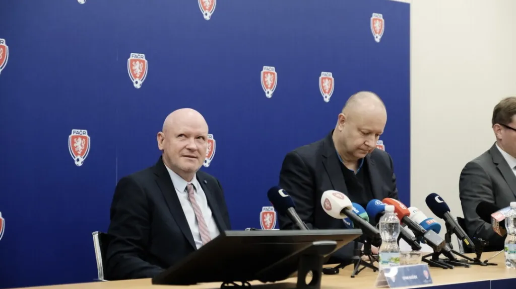 Trenér národního týmu Ivan Hašek