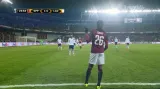 Rasistické bučení na Costu i Keitu v utkání Sparta - Lazio
