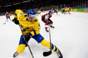 Utkání Švédsko - Lotyšsko