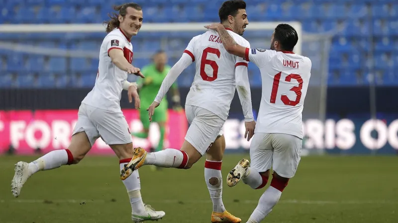 Radost fotbalistů Turecka