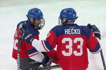 Čeští parahokejisté Hábl a Hečko