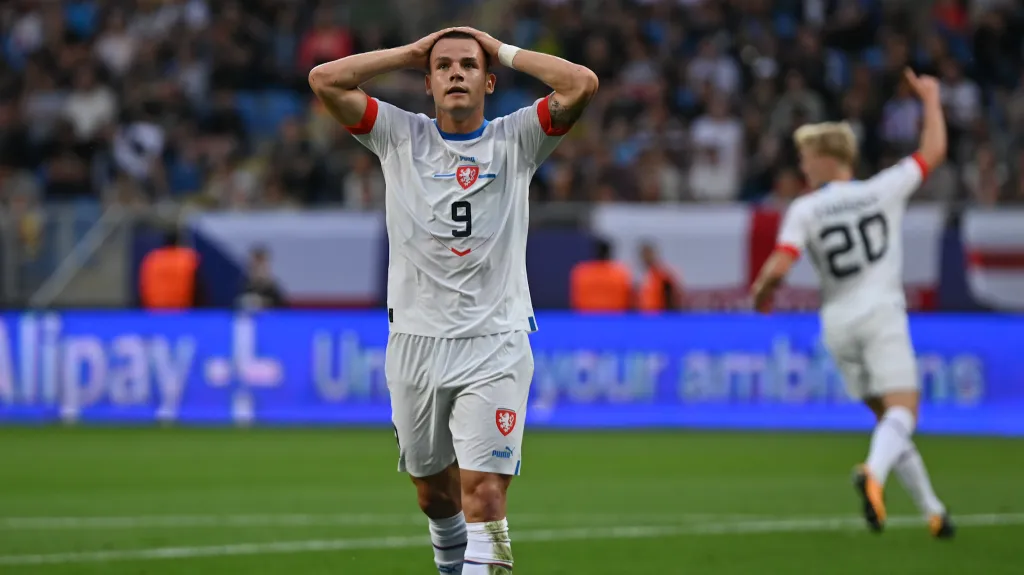 Václav Sejk v dresu české jednadvacítky