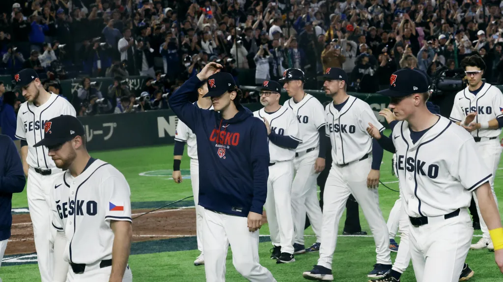 Čeští baseballisté po prohře s Tchaj-wanem