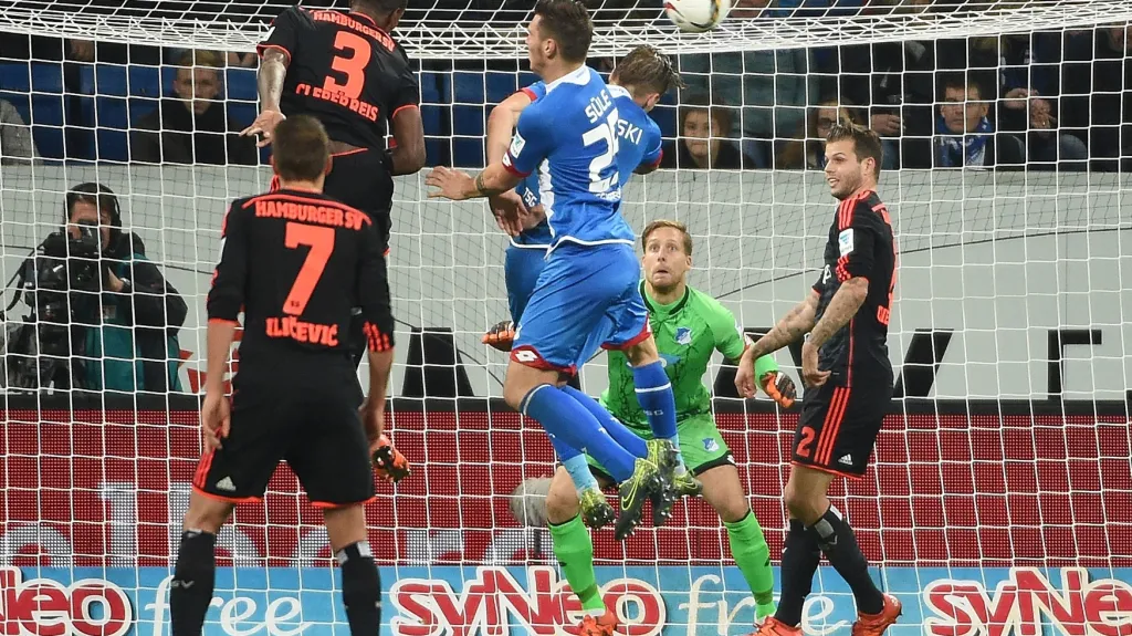 Utkání Hoffenheim - Hamburk