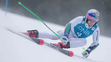 Braathen vyhrál poslední obří slalom a získal malý křišťálový glóbus