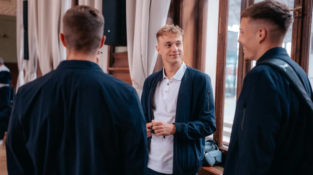 Adam Karabec na srazu reprezentace do 21 let