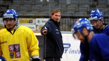 Alois Hadamczik vede reprezentační trénink