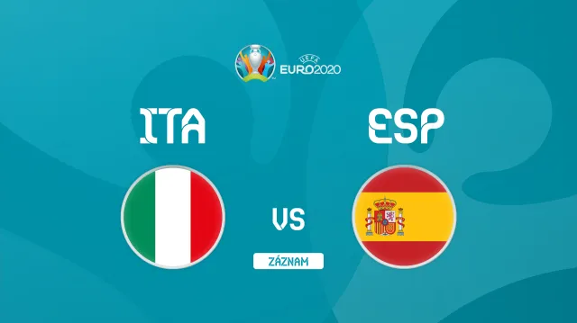 Záznam utkání Itálie - Španělsko