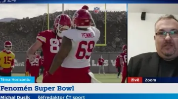 Fenomén Super Bowl tématem Horizontu ČT24