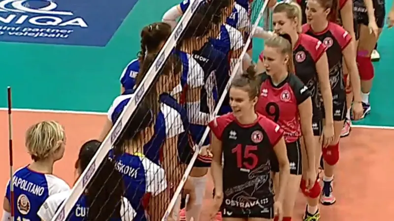 Volejbalistky Olomouce porazily v souboji o druhé místo jasně Ostravu