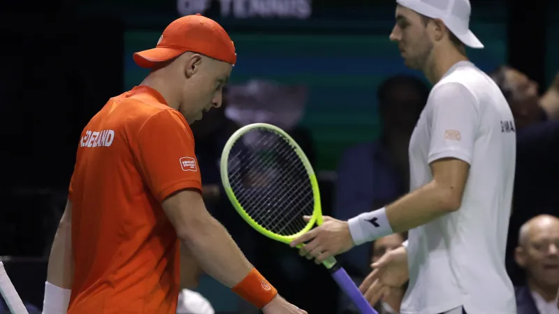 Závěr zápasu Griekspoor – Struff