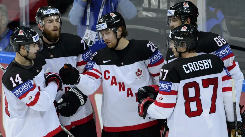 Radost hokejistů Kanady