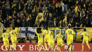 Radost hráčů Villarealu