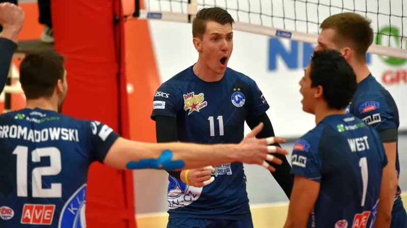 Kladenští volejbalisté zdolali v dohrávce Karlovarsko