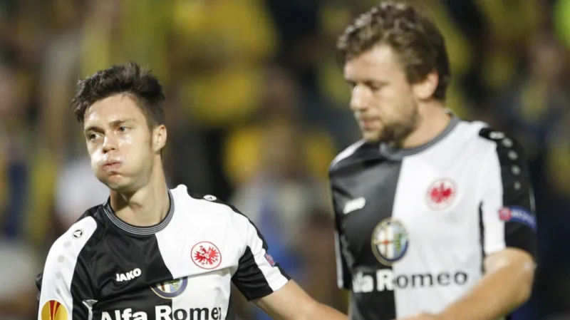 Václav Kadlec v dresu Frankfurtu