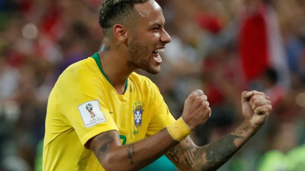 Slavící Brazilec Neymar