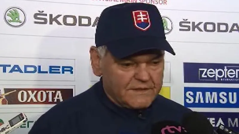 Slovenský tým před utkáním s ČR